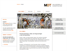 Tablet Screenshot of mdt-pu.com
